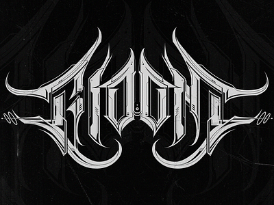 Deathcore/deathmetal logo - Gloom art band branding death deathcore deathmetal design graphic design illustration logo metal rock music paint photoshop rock vector