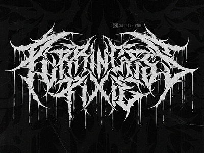 Deathcore/deathmetal logo - Purrincesspixie by SadLive on Dribbble