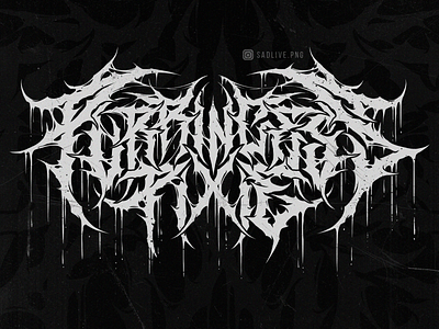 Deathcore/deathmetal logo - Purrincesspixie art band branding death deathcore deathmetal design graphic design logo metal rock music paint photoshop psd rock