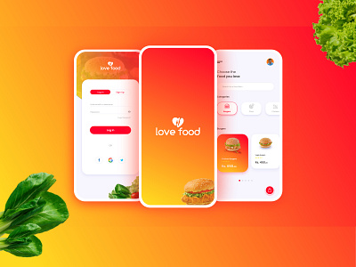 Food Mobile App UX UI Design