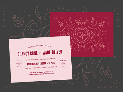Wedding Invitations detail feminine floral invitations line seal stamp typography wedding wedding invitations
