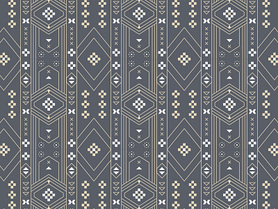 Cathedral Pattern aztec cathedral detail diamonds geometric grey line work pattern repeat stripes symmetry textile