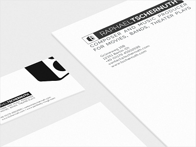 Branding/graphic design for Raphael Tschernuth