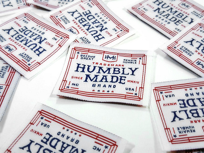 Woven Lables apparel brand clothing humble labels patch tags woven