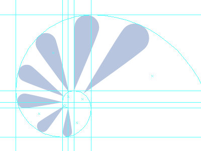 Mathematizing a Logo Refresh blue fibonacci identity illustrator improving logo redesign