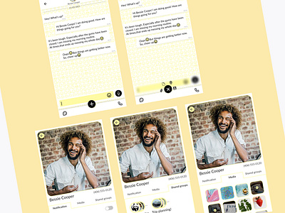 1. Convos - A mock up messenger app app design messenger ui