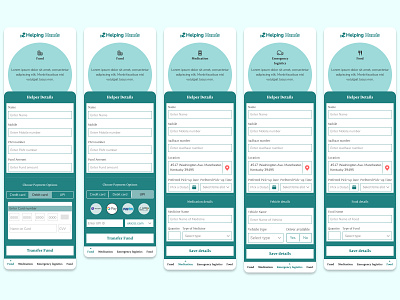 Helping Hands - Mobile mockup