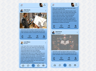 LinkedIn Redesigned II app design ui