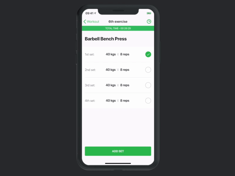 Check & Rest Animations inteface ios iphonex micro interaction motion ui