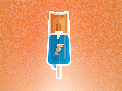 Century Towersicle blue building florida gators illustration popsicle sweet texture tower typography uf vector
