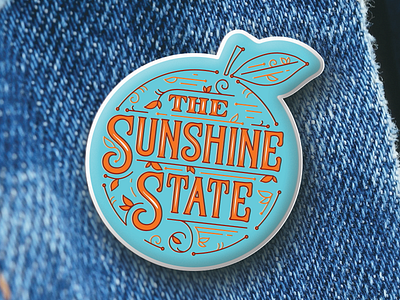 Sunshine State Pin dropcap fleurishes handlettering handtype illo illustration type typespiration typespire typography vector