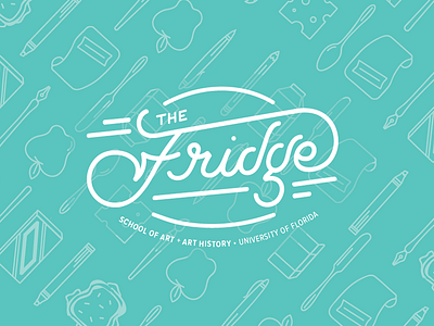 The Fridge Pop-Up-Shop handletter handtype logo logomark logotype typespire vintage white whitespace