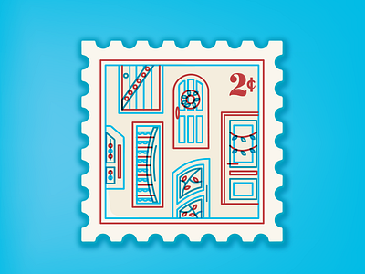 Door Decor Letter Stamp