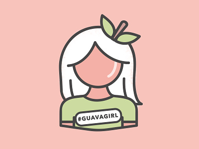 Guava Girl Icon blog bossbabe florida fruit girl guava summer