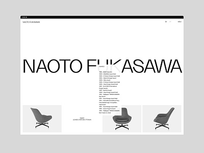 Naoto Fukasawa architecture behance branding design dribbble interface interior logo studio typography ui website