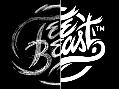 Teebeast LOGO identity logo teebeast teeshirt