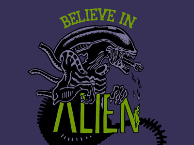 Otaku tee shirt design alien giger otaku tee shirt design