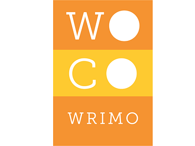 WoCo WriMo print design slab serif sticker