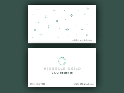 Business Cards business card minimal personal portfolio ui ux web design