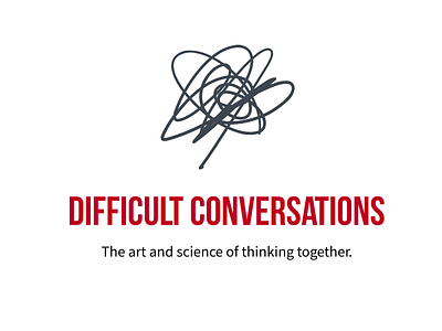 Difficult Conversations minimal non profit presentation