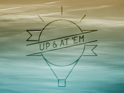 Up & At 'Em Logo Design