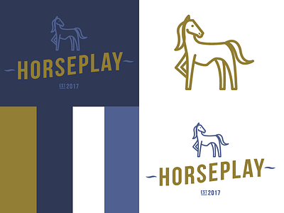 Horseplay design graphic design horse horseplay horses illustration typography