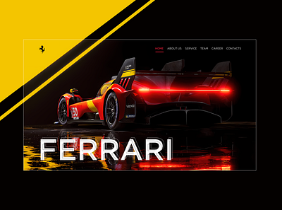 FERRARI e commerce redesign ui ux web web design website