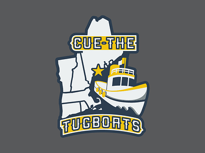 Cue The Tugboats Fantasy Football Logo