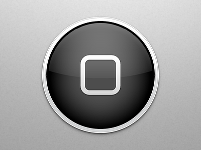 Home Button 512 512px app apple apple design apple icon black button design home home folder icon iphone logo old school original limited ui ux vector white
