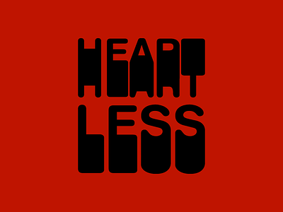 Heartless Retro 808 amazing black flat groovy heart heartless kanye west less old school red retro vector
