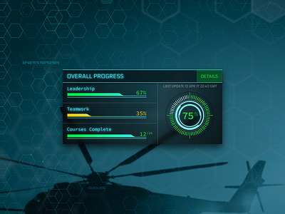 WIP: Progress Widget games hexagons progress technical ui ux