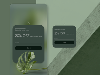 Pop-Up / Overlay & Daily UI 016