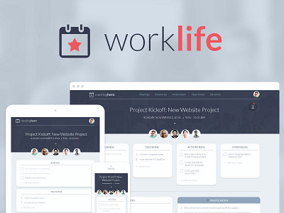 Work Life devices responsive ui website