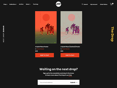 Mondo — The Drop animation design ecommerce figma interaction design layout mondo principle shop shopify ui ux website