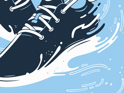 Runners clean design illustration shoes vector wind