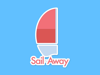 Sailing boat sailing sticker water