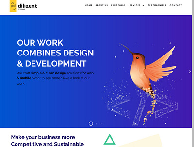 Web Design Dilizent Systems editing webdesign