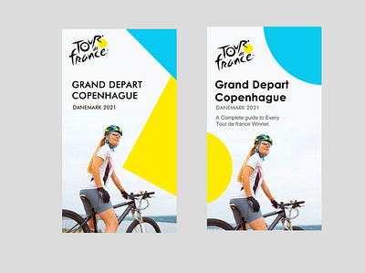 Tour De France Social Media Campaign branding editing