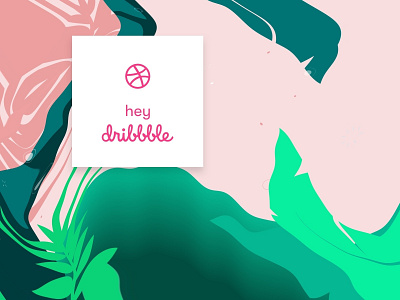 hey dribbble hey debut design first shot illustration