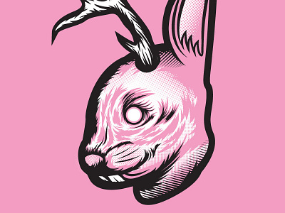 Pink Rabbits illustration illustrator pink vector