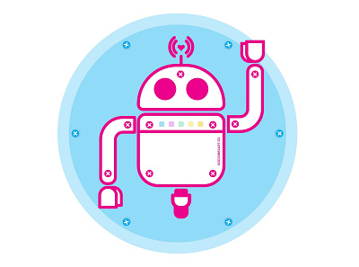 Robot cute graphicdesign illustration illustrator ilustracion robot vector