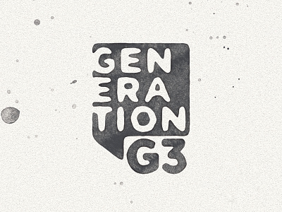 Generation G3 brand debut identity logo text
