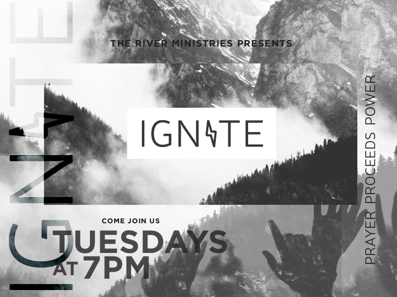 Ignite emblem logo mark ignite prayer christian logo brand identity branding