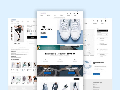 E-Commerce website concept design ui ux website