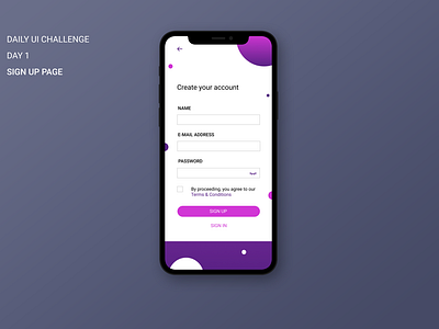 Daily UI Sign Up