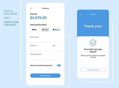 Daily UI - Checkout 002 app challenge daily dailyui dailyuichallenge design ui uidesign website