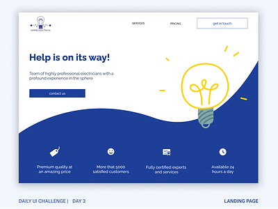 DAILY UI LANDING PAGE