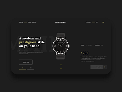 Watch Website UI