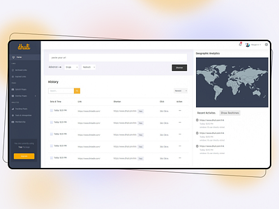 Dhuli Dashboard Design dashboard design saas ui ux