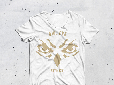 Owl Eye T-Shirt Desing creative eye catchy fashion graphic design tshirt